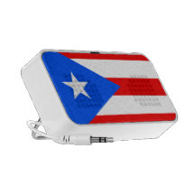 Bandeira de Puerto Rico Caixinhas De Som Para Mp3