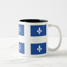 Bandeira de Quebeque Caneca