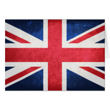 Bandeira de Reino Unido Cartões