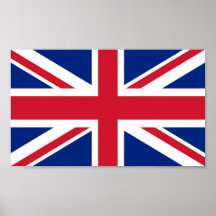 Bandeira de Reino Unido Pôsteres