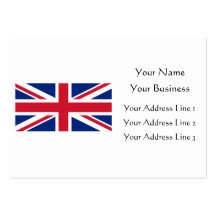 Bandeira de Union Jack do baixo custo do marcador  Cartoes De Visita