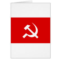 Bandeira de URSS Cartao