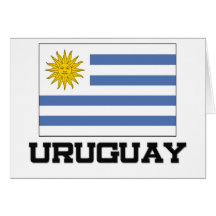 Bandeira de Uruguai Cartões
