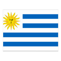 Bandeira de Uruguai Cartões Postais
