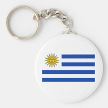 Bandeira de Uruguai Chaveiro