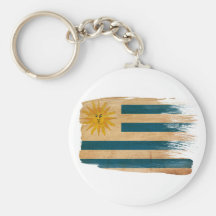 Bandeira de Uruguai Chaveiros