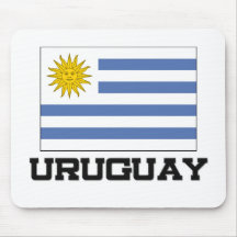 Bandeira de Uruguai Mousepads