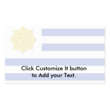Bandeira de Uruguai (Oribe), os Estados Unidos Modelo Cartao De Visita
