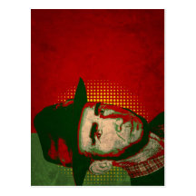 Bandeira de Zé Povinho Cartão Postal