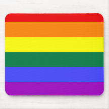 Bandeira do arco-íris de LGBT Mousepads
