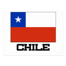 Bandeira do Chile Cartoes Postais