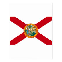 Bandeira do estado de Florida Cartoes Postais