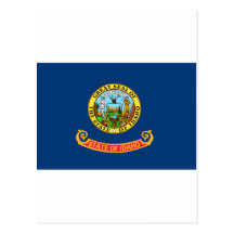 Bandeira do estado de Idaho Cartões Postais