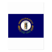 Bandeira do estado de Kentucky Cartão Postal