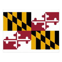 Bandeira do estado de Maryland Cartões Postais
