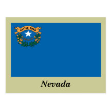 Bandeira do estado de Nevada Cartão Postal