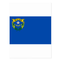 Bandeira do estado de Nevada Cartão Postal