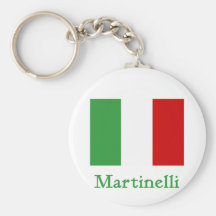 Bandeira do italiano de Martinelli Chaveiro