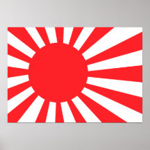 Bandeira do marinho de Japão Posteres