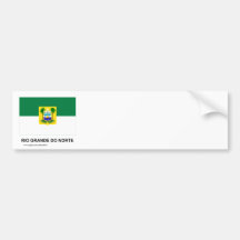 Bandeira do Rio Grande do Norte, Brasil Adesivos