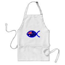 Bandeira do símbolo dos peixes de Chirstian do aus Avental