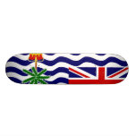 Bandeira do território de Oceano Índico britânico Skateboard