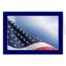 Bandeira dos EUA - cartão patriótico americano