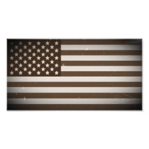 Bandeira dos EUA do vintage Impressão Fotográfica