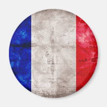 Bandeira francesa imã de geladeira