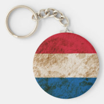 Bandeira holandesa áspera chaveiro