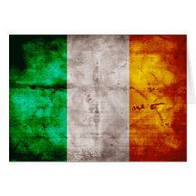 Bandeira irlandesa cartoes