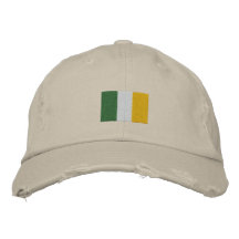 Bandeira irlandesa chapéu bordado bonés