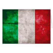 Bandeira italiana cartao