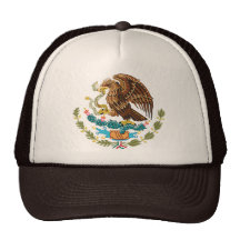 BANDEIRA MEXICANA - ESTILO DE MÉXICO - BRASÃO BONÉ