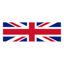 Bandeira nacional de Reino Unido Modelos Cartoes De Visita