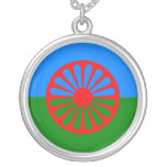 Bandeira oficial do cigano do Romani Bijuteria