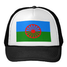 Bandeira oficial do cigano do Romani Bones