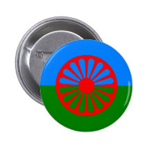 Bandeira oficial do cigano do Romani Pins