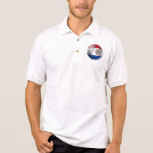 Bandeira paraguaia da bola de Paraguai de presente T-shirt