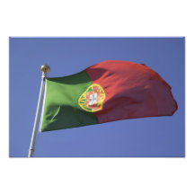 Bandeira portuguesa RF) Impressão Fotográficas