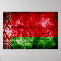 Bandeira resistida de Belarus Impressão