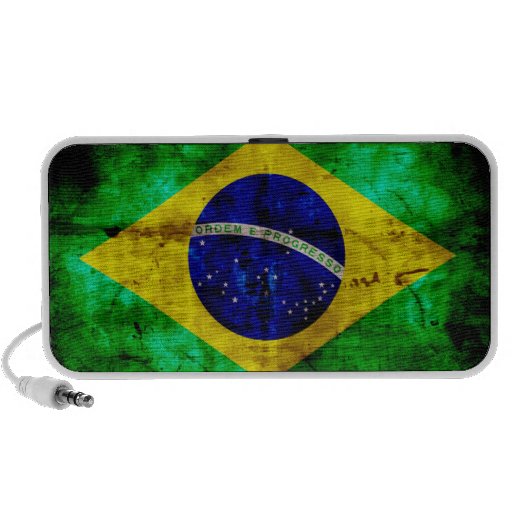 Bandeira resistida de Brasil Caixinha De Som Para Mini