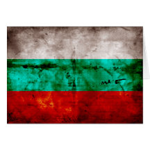 Bandeira resistida de Bulgária Cartões