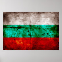 Bandeira resistida de Bulgária Impressão