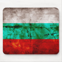 Bandeira resistida de Bulgária Mouse Pad