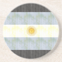 Bandeira retro de Argentina do vintage Porta-copos
