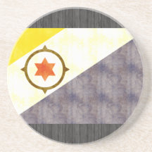 Bandeira retro de Bonaire do vintage Porta Copo Para Bebidas