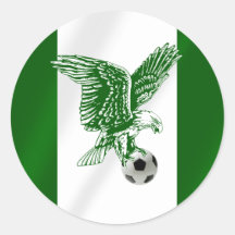 Bandeira super nigeriana de Eagles de Nigéria Adesivo