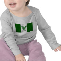 Bandeira super nigeriana de Eagles de Nigéria Camiseta