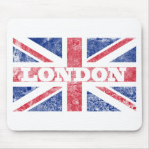 Bandeira velha de Londres Mouse Pads
